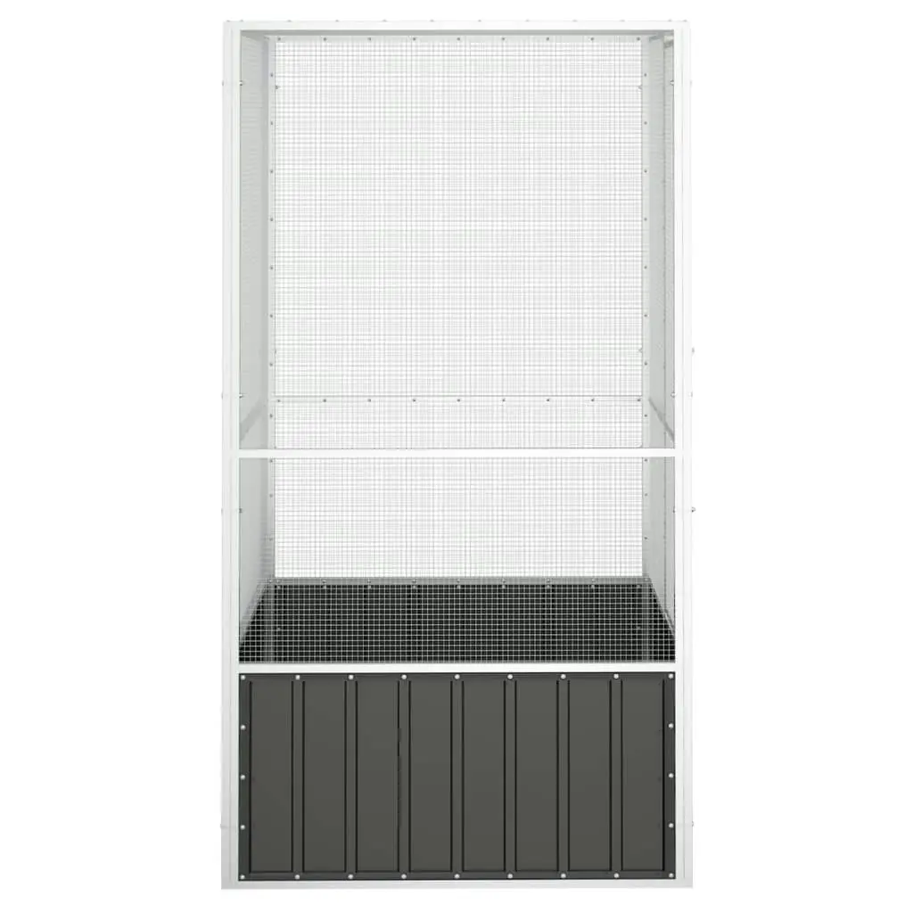 Bird Cage Anthracite 111x107x211.5 cm Galvanised Steel 171548