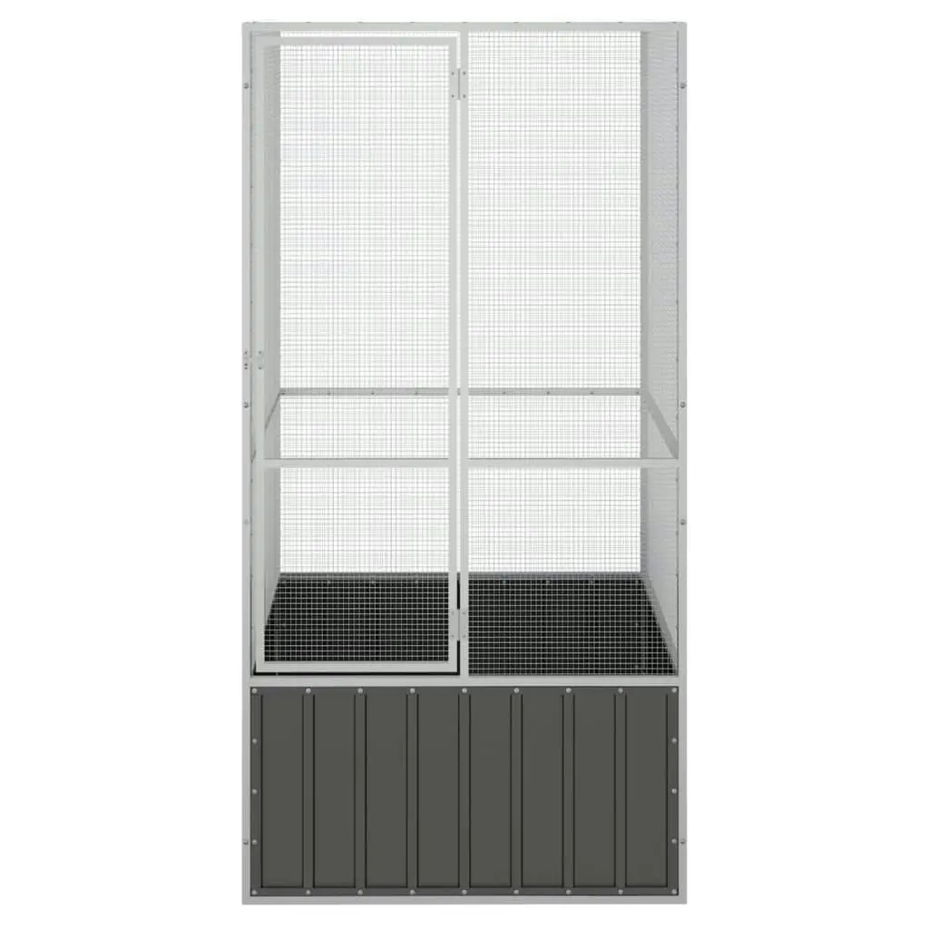 Bird Cage Anthracite 111x107x211.5 cm Galvanised Steel 171548