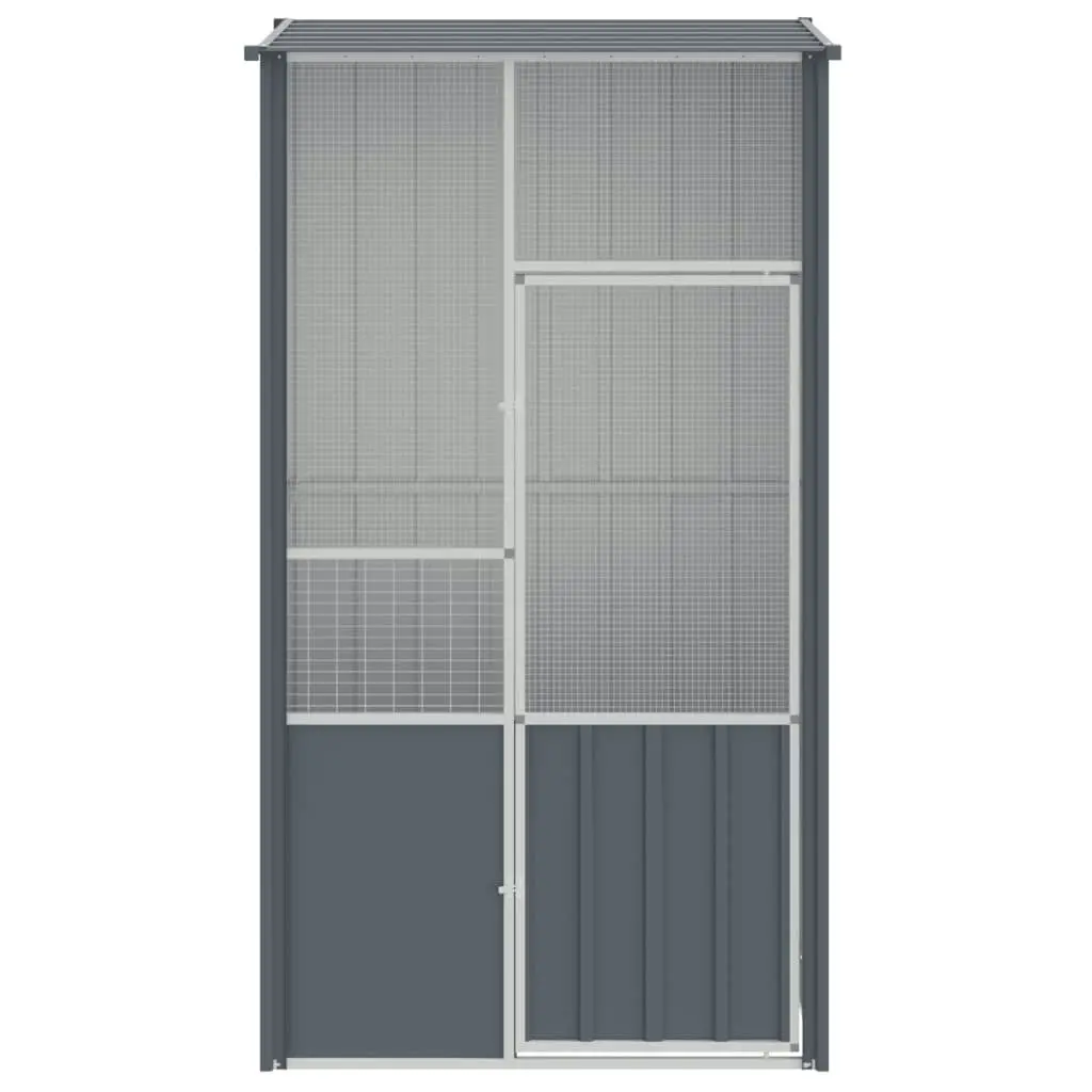 Bird Cage Anthracite 115x78x200 cm Galvanised Steel 172342