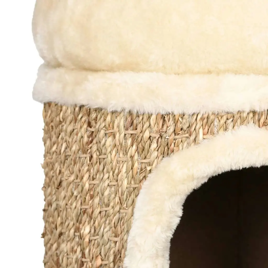 Cat House with Luxury Cushion 33 cm Seagrass 170968