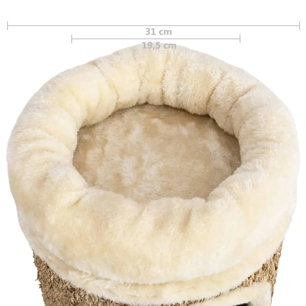 Cat House with Luxury Cushion 33 cm Seagrass 170968