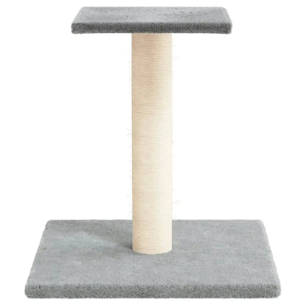 Cat Scratching Post with Platform Light Grey 38 cm 171736