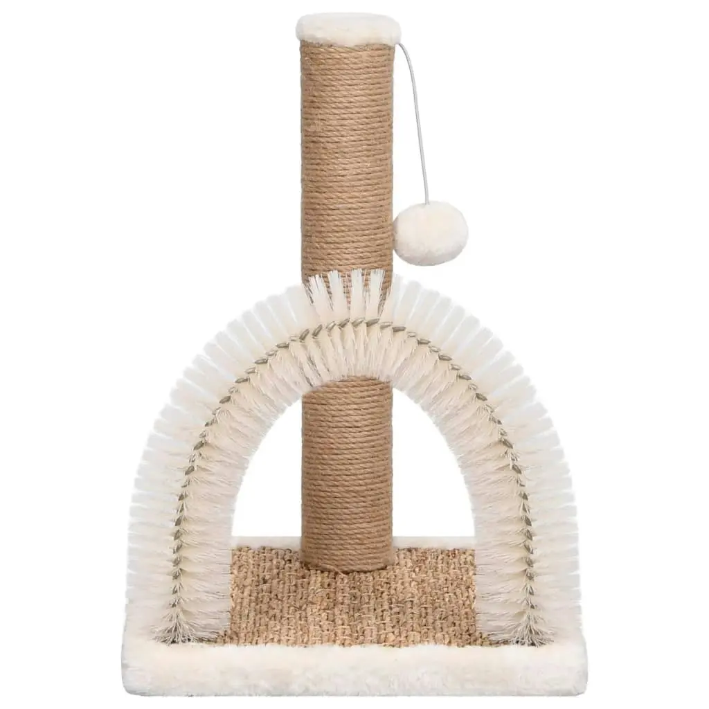 Cat Tree with Arch Grooming Brush and Scratch Post 170971