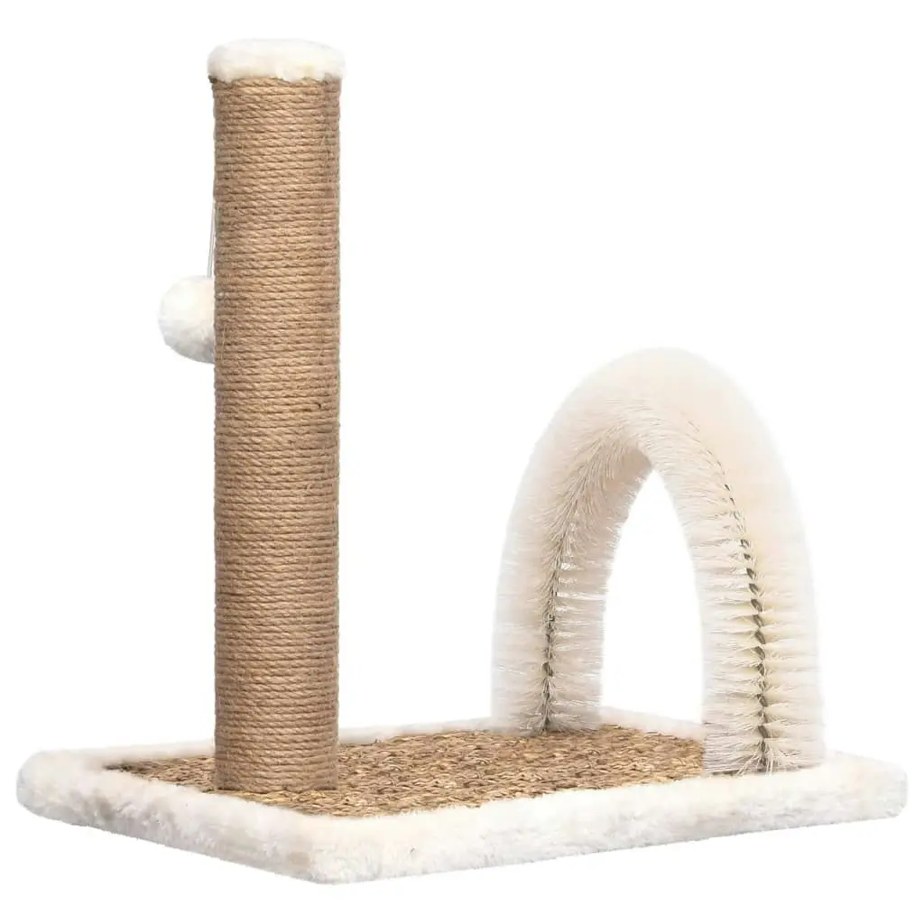 Cat Tree with Arch Grooming Brush and Scratch Post 170971