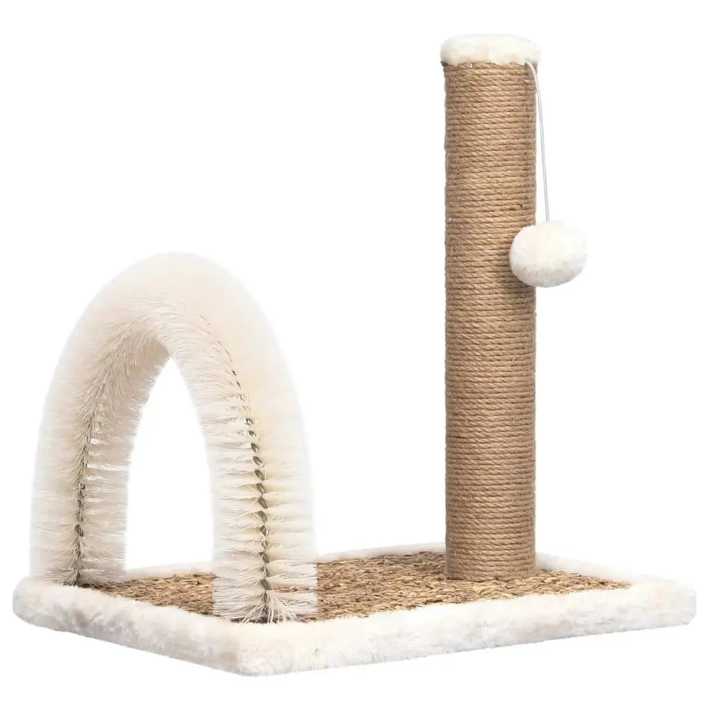 Cat Tree with Arch Grooming Brush and Scratch Post 170971