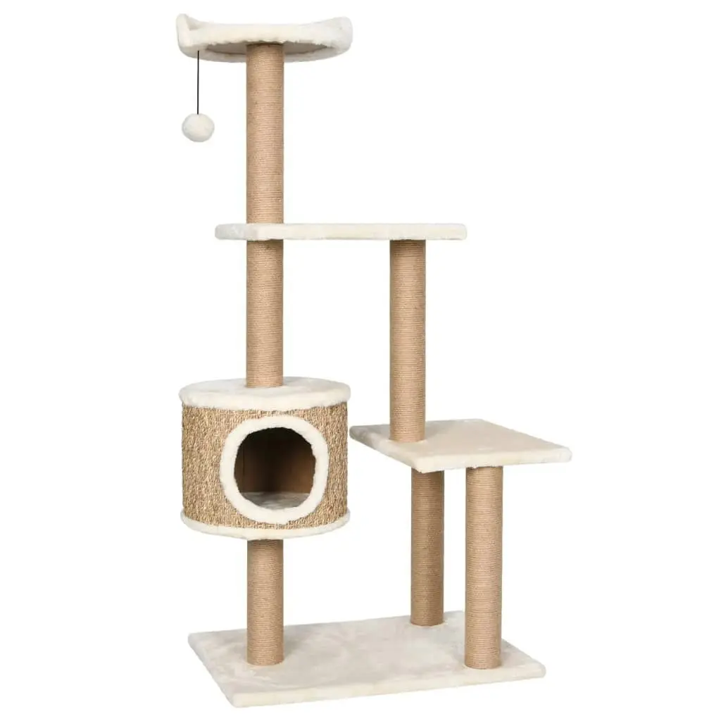 Cat Tree with Scratching Post 123cm Seagrass 170979