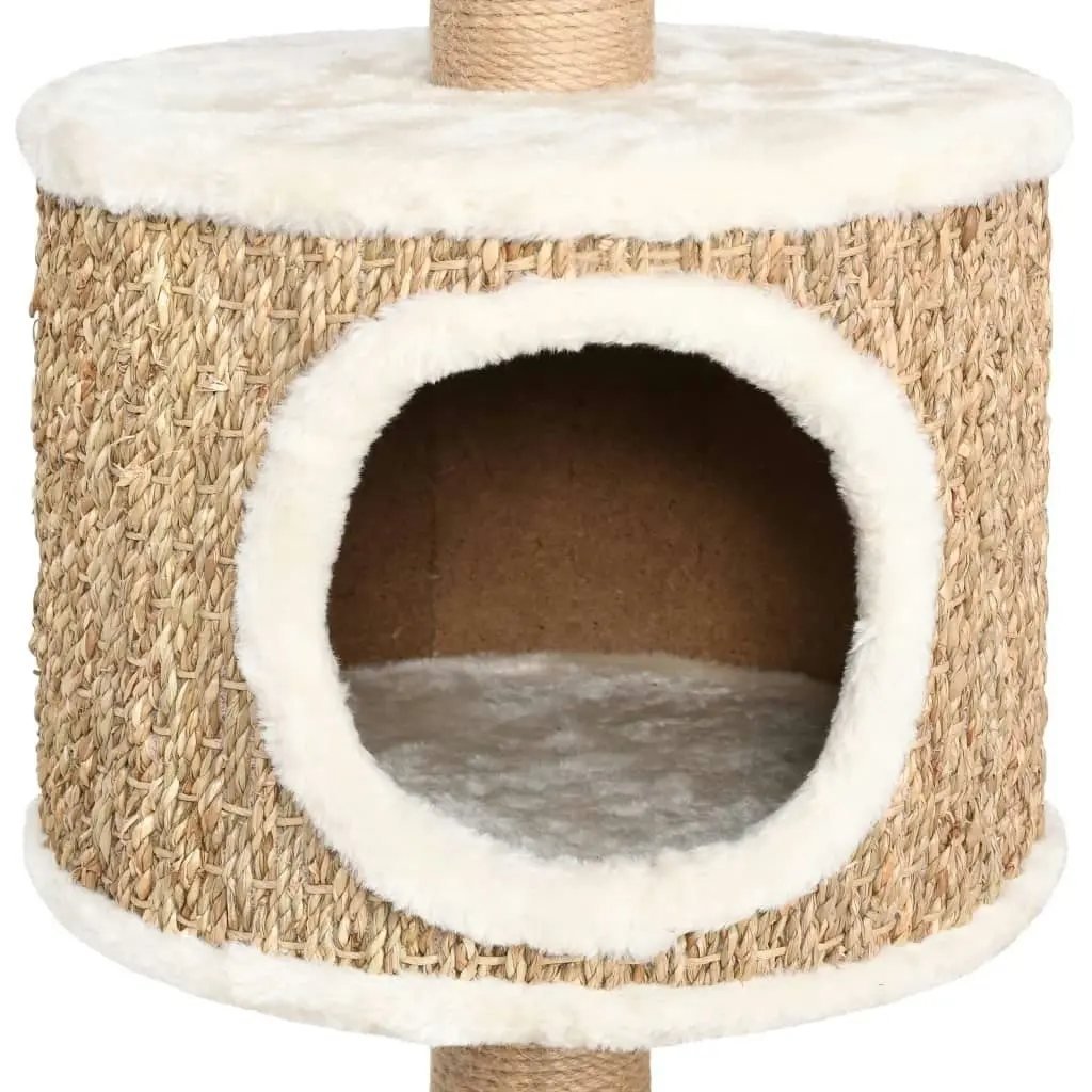 Cat Tree with Scratching Post 123cm Seagrass 170979