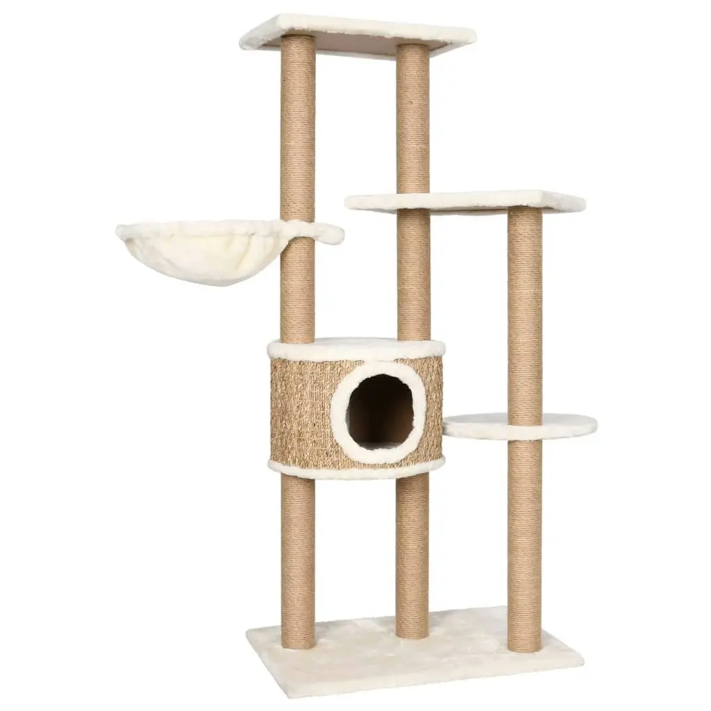 Cat Tree with Scratching Post 126cm Seagrass 170980