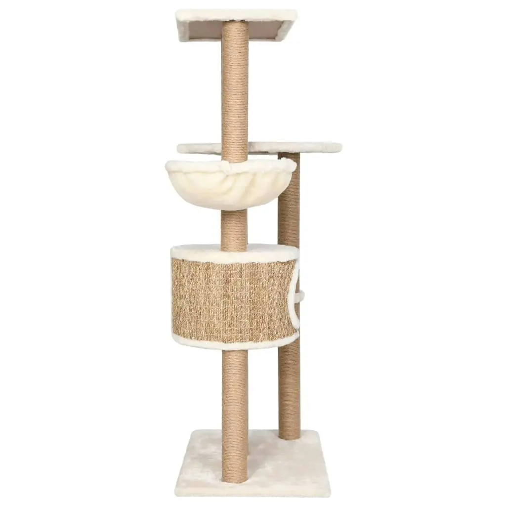 Cat Tree with Scratching Post 126cm Seagrass 170980