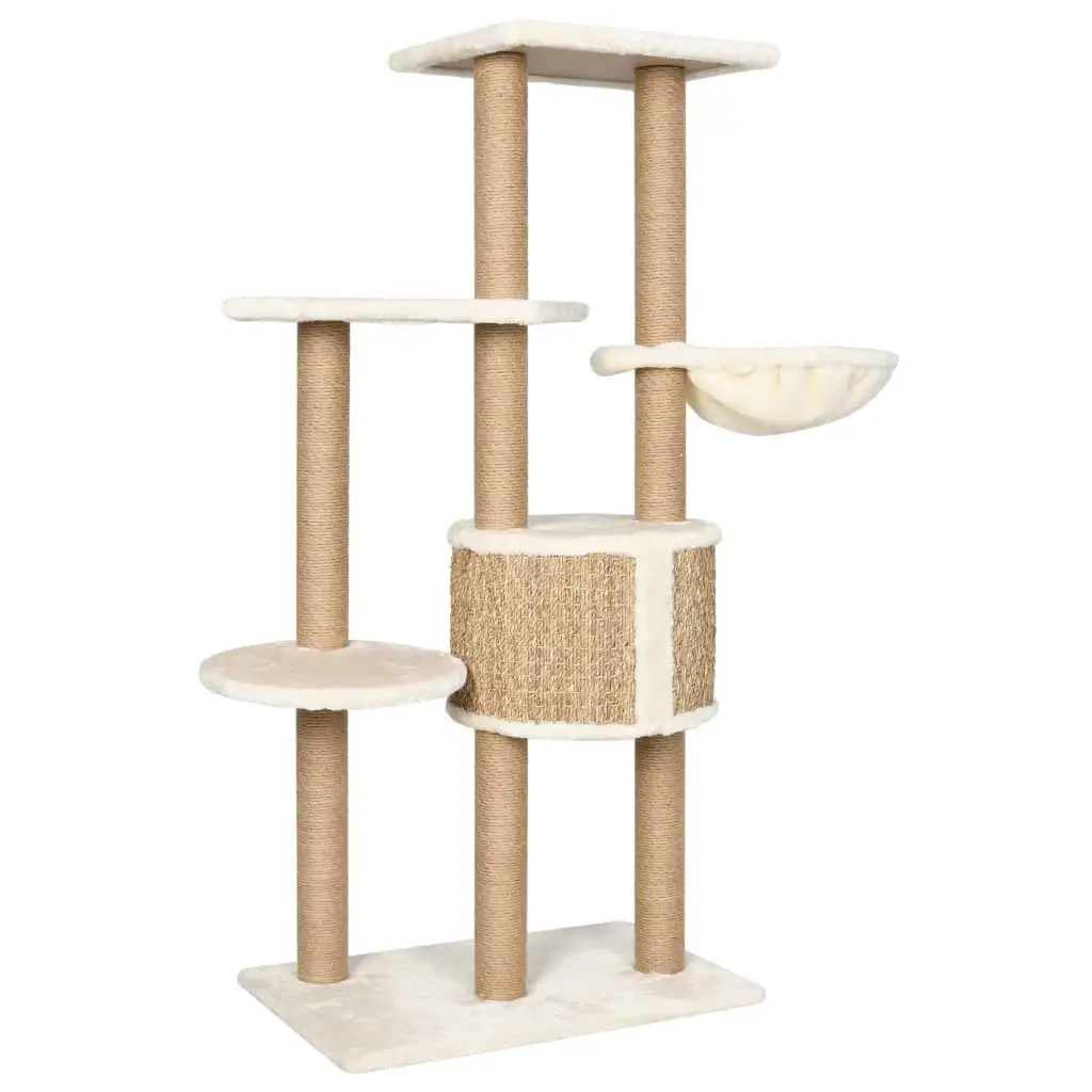 Cat Tree with Scratching Post 126cm Seagrass 170980