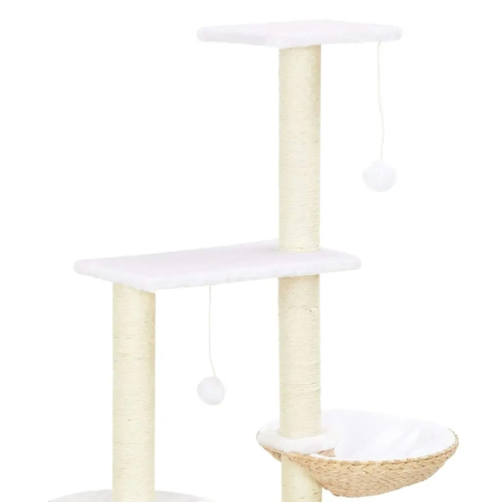 Cat Tree with Sisal Scratching Post Seagrass 170737