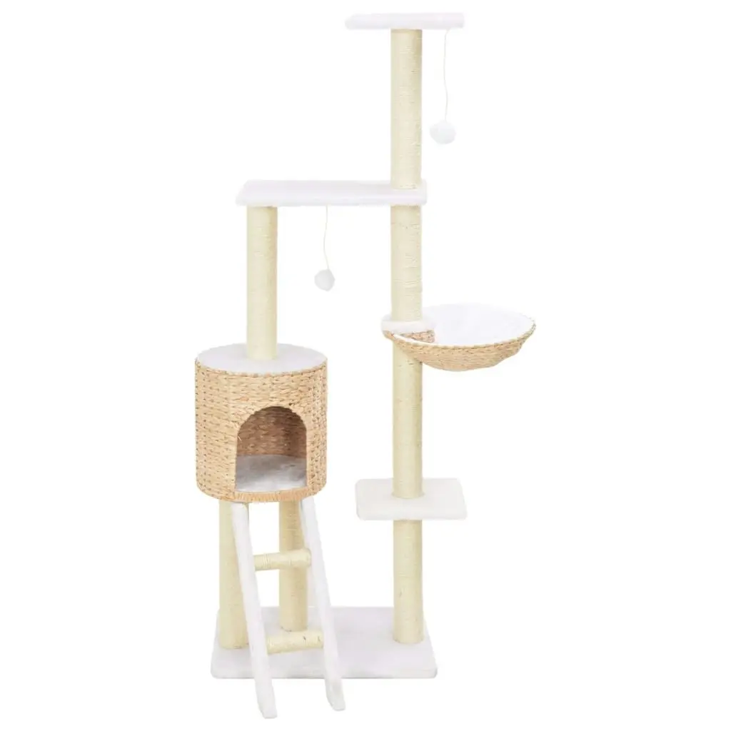 Cat Tree with Sisal Scratching Post Seagrass 170737