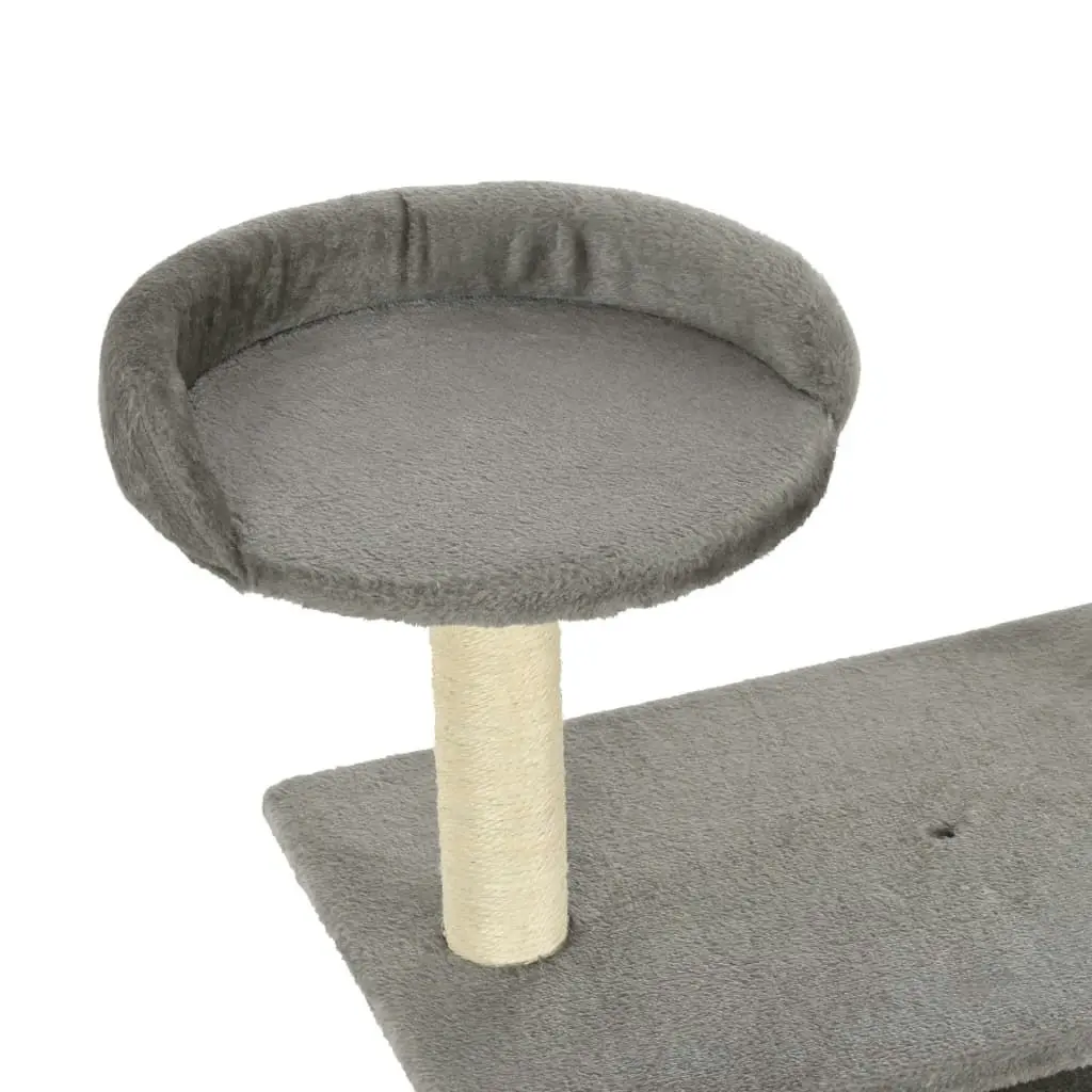 Cat Tree with Sisal Scratching Posts 95 cm Grey 170512