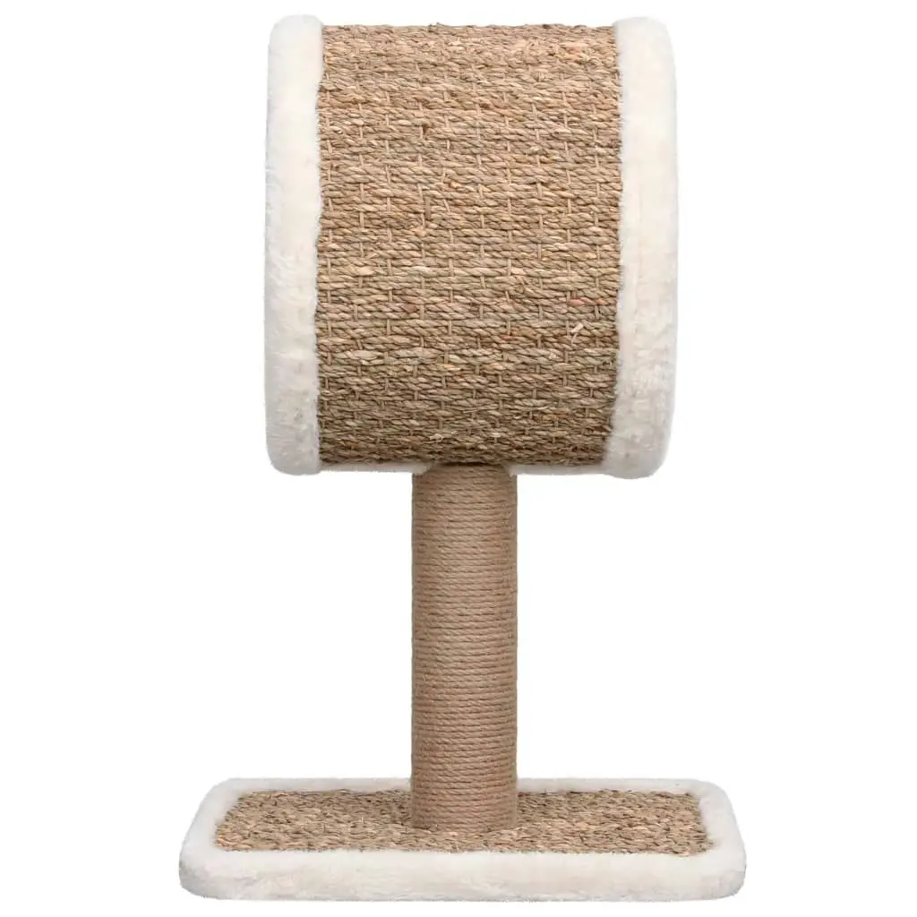 Cat Tree with Top Tunnel and Toy 56 cm Seagrass 170973