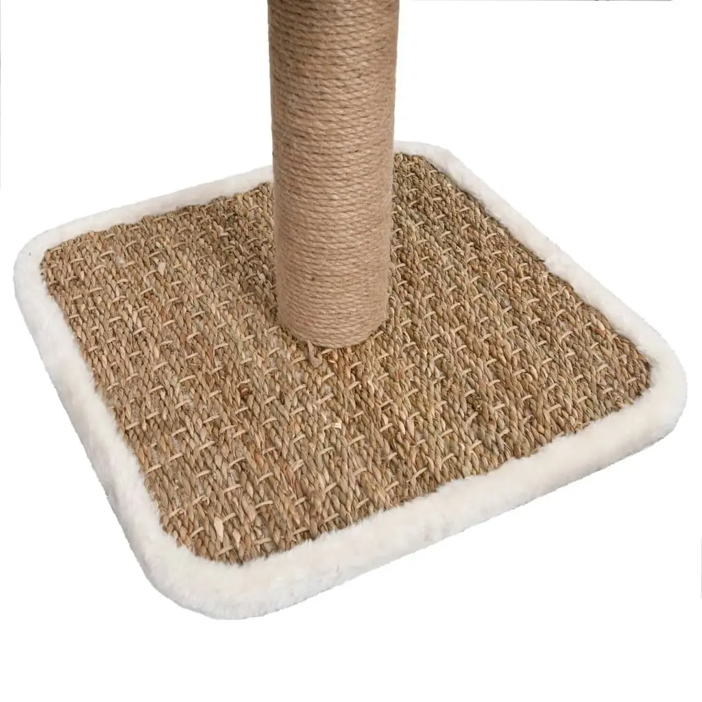 Cat Tree with Top Tunnel and Toy 56 cm Seagrass 170973