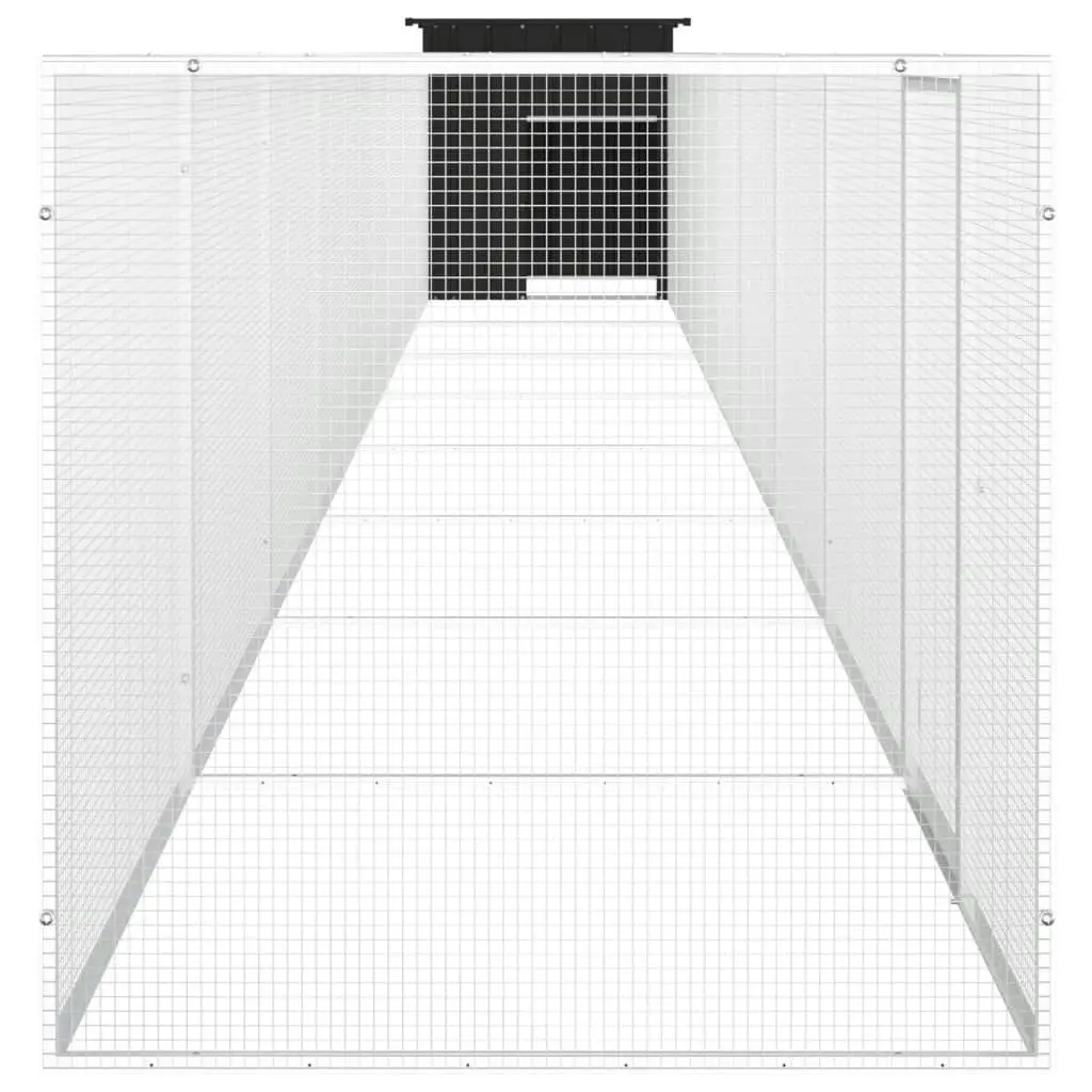 Chicken Cage Anthracite 900x91x100 cm Galvanised Steel 3106458