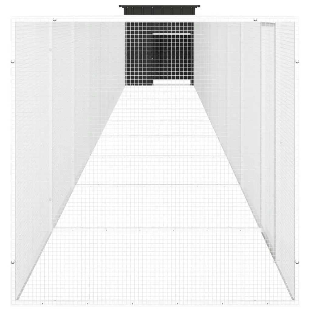 Chicken Cage Anthracite 1000x91x100 cm Galvanised Steel 3106459