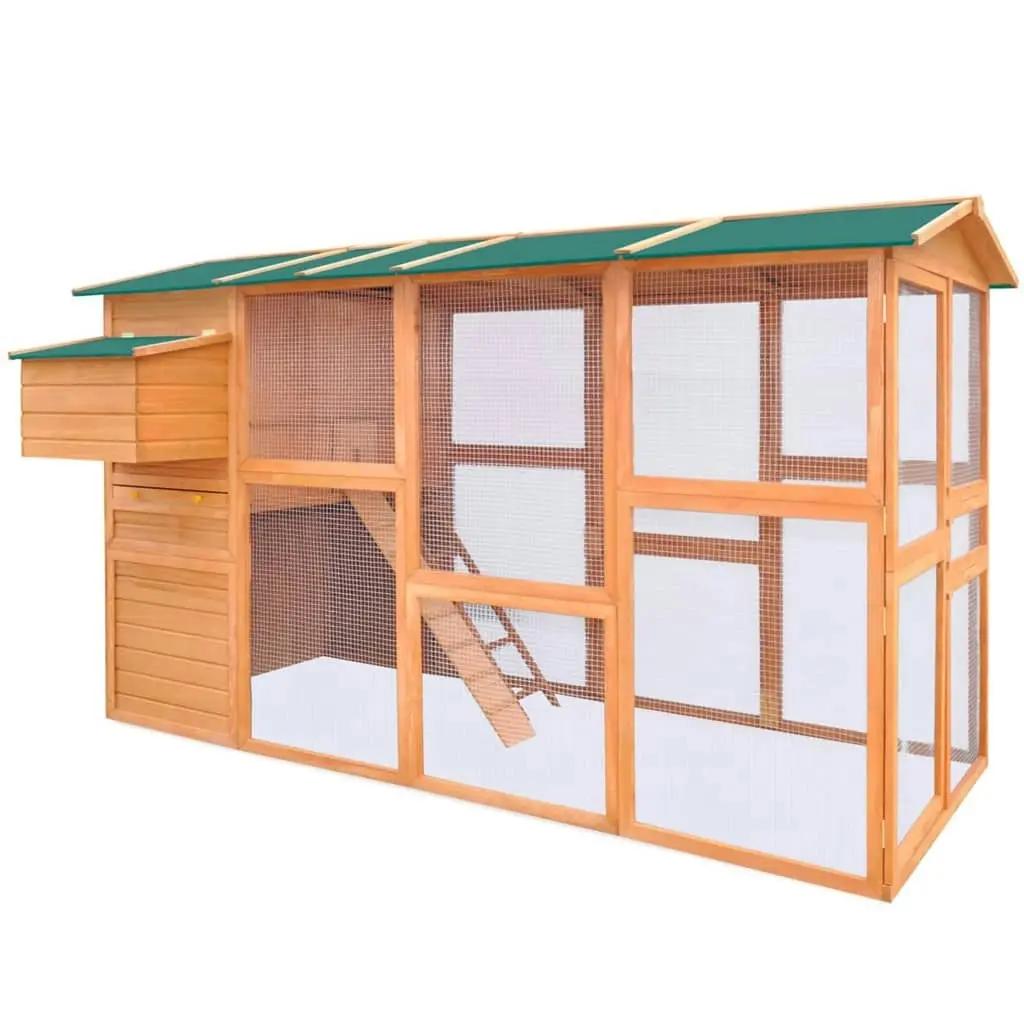 Chicken Coop Wood 295x163x170 cm 170411