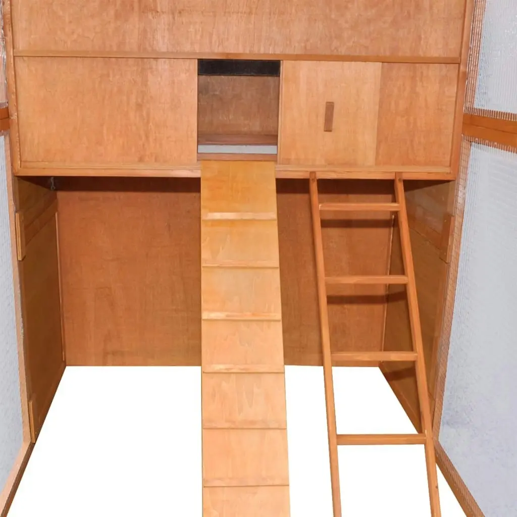 Chicken Coop Wood 295x163x170 cm 170411