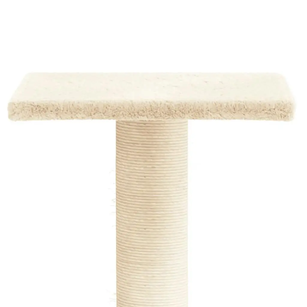 Cat Scratching Post with Platform Cream 38 cm 171735