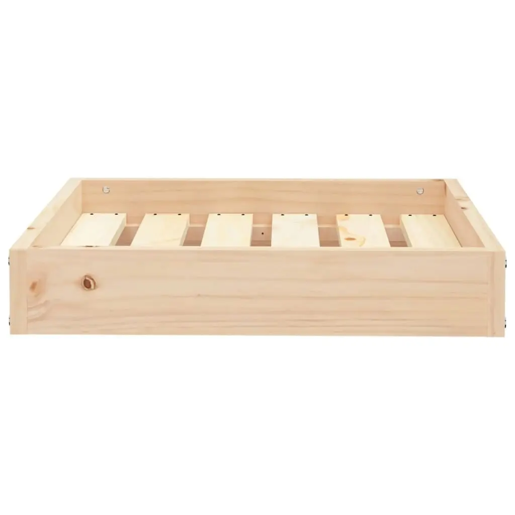 Dog Bed 51.5x44x9 cm Solid Wood Pine 820846