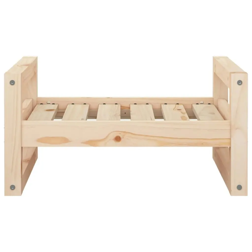 Dog Bed 55.5x45.5x28 cm Solid Pine Wood 821467