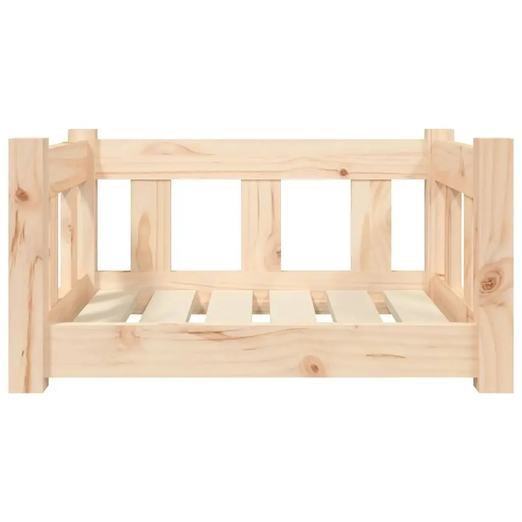 Dog Bed 55.5x45.5x28 cm Solid Wood Pine 820182