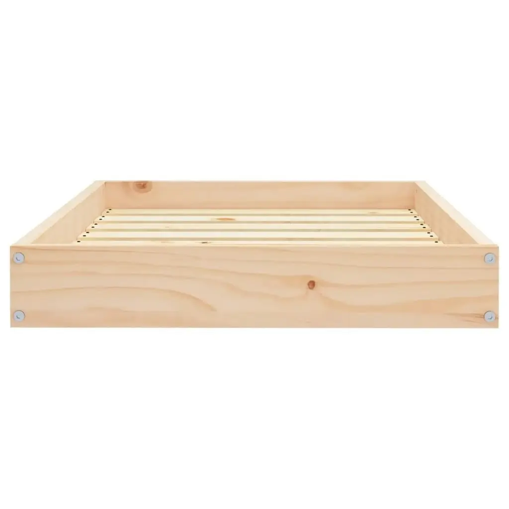 Dog Bed 71.5x54x9 cm Solid Wood Pine 820856