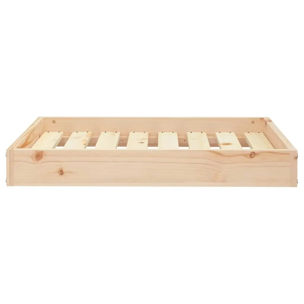 Dog Bed 71.5x54x9 cm Solid Wood Pine 820856