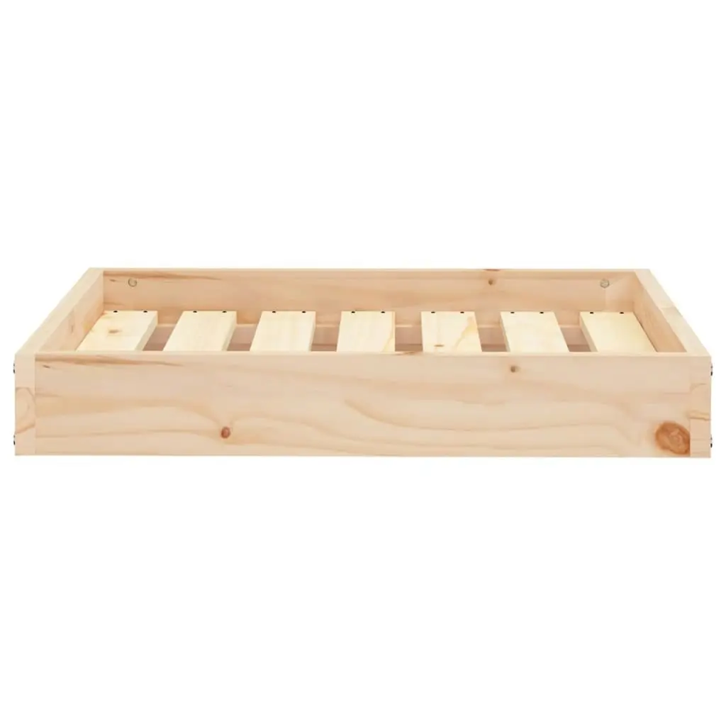 Dog Bed 61.5x49x9 cm Solid Wood Pine 820851