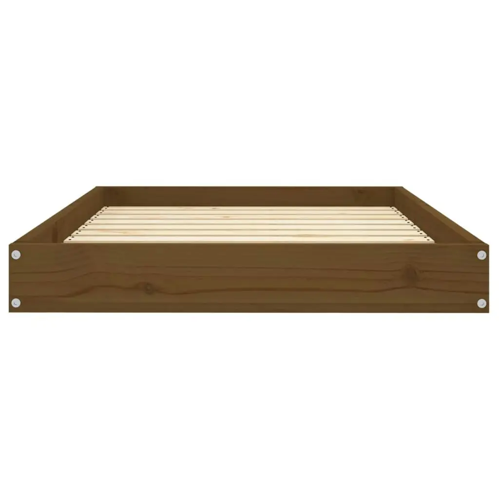 Dog Bed Honey Brown 91.5x64x9 cm Solid Wood Pine 820864