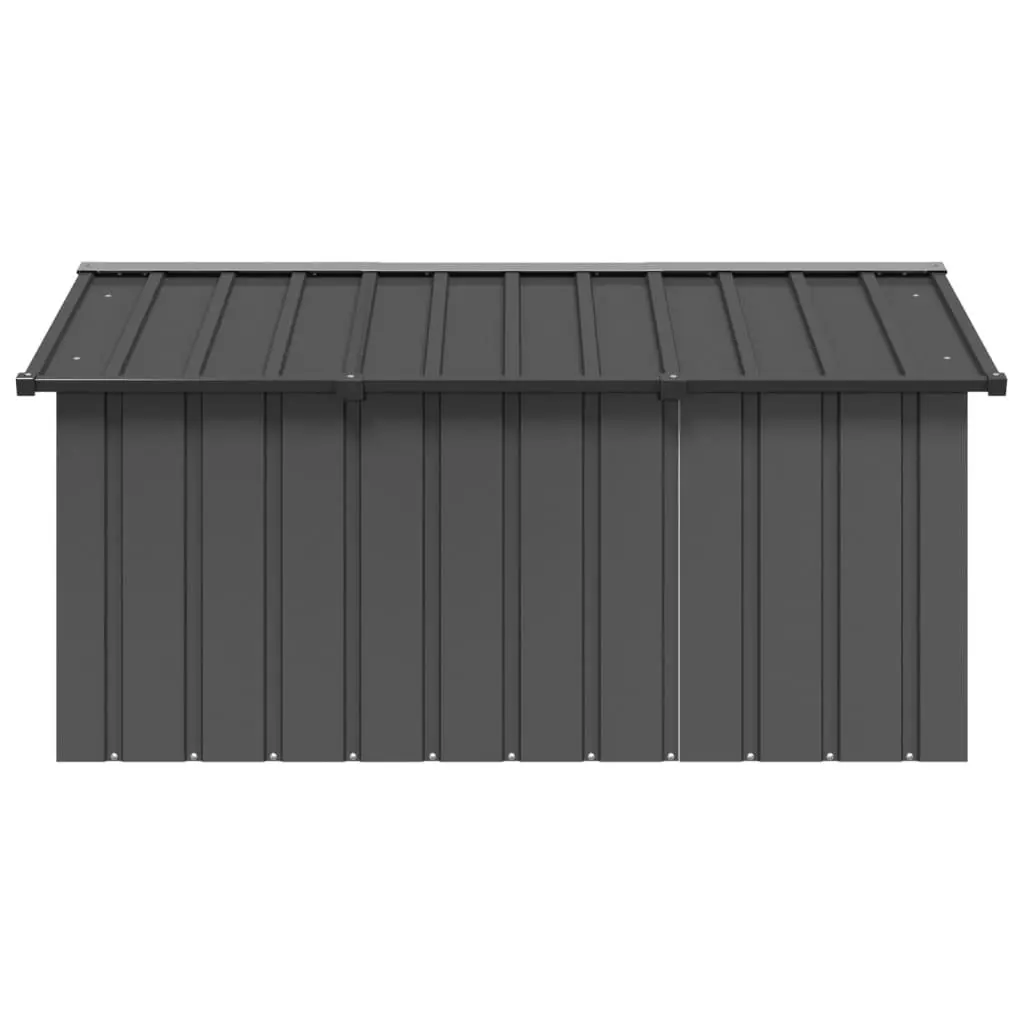 Dog House Anthracite 116.5x153x81.5 cm Galvanised Steel 171541