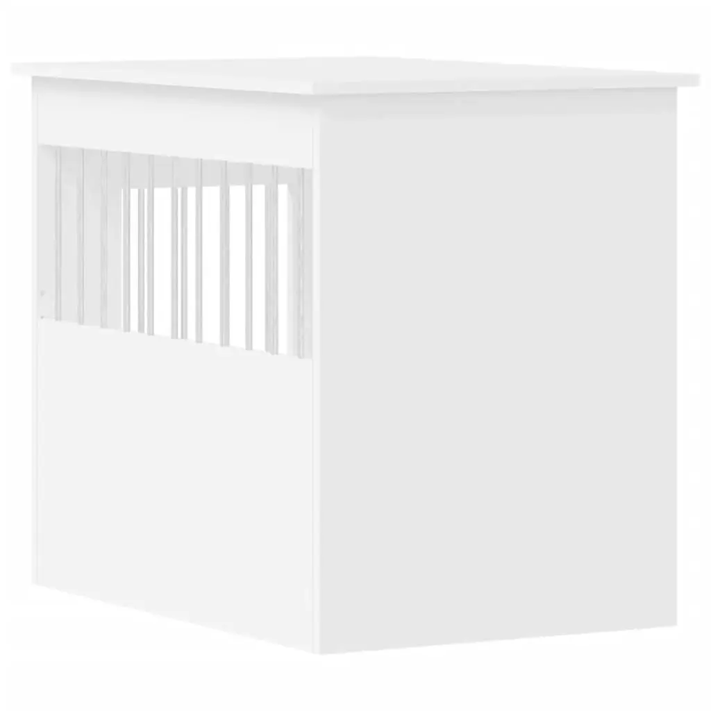 Dog Crate Furniture White 55x80x68 cm Engineered Wood 838323