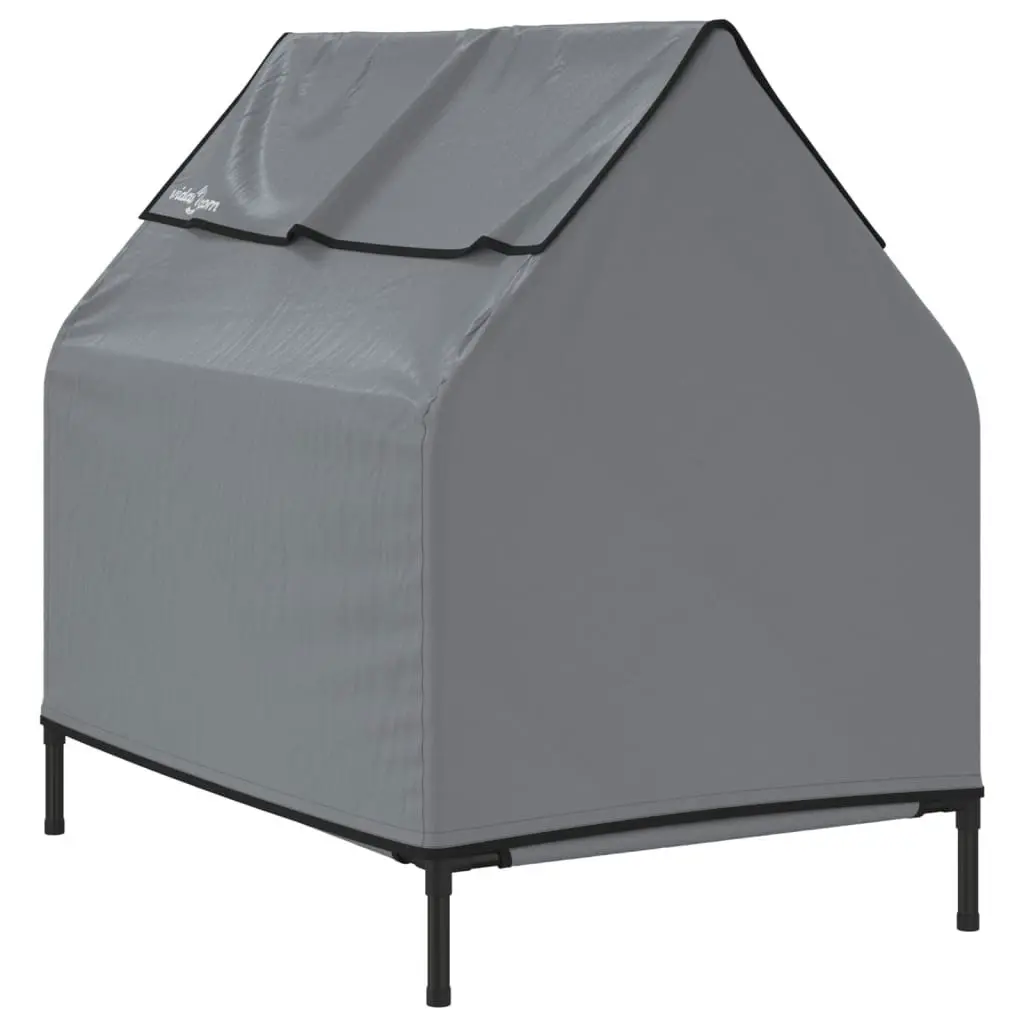 Dog House Light Grey Oxford Fabric and Steel 172591