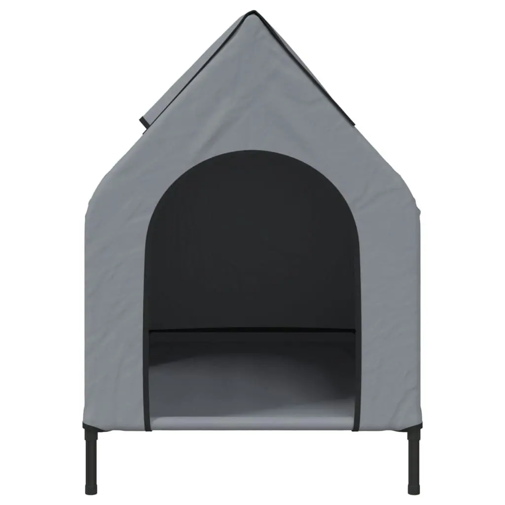 Dog House Light Grey Oxford Fabric and Steel 172591