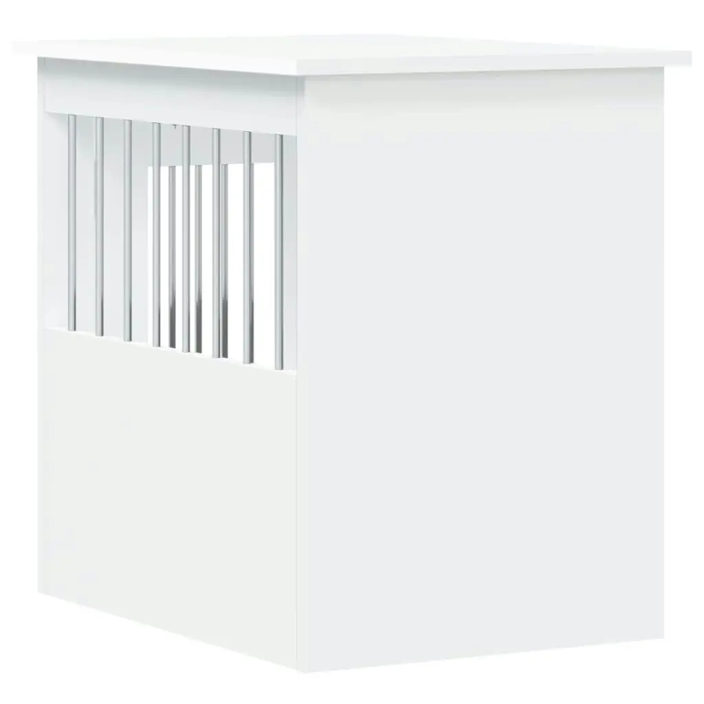 Dog Crate Furniture White 45x62x59 cm Engineered Wood 838309