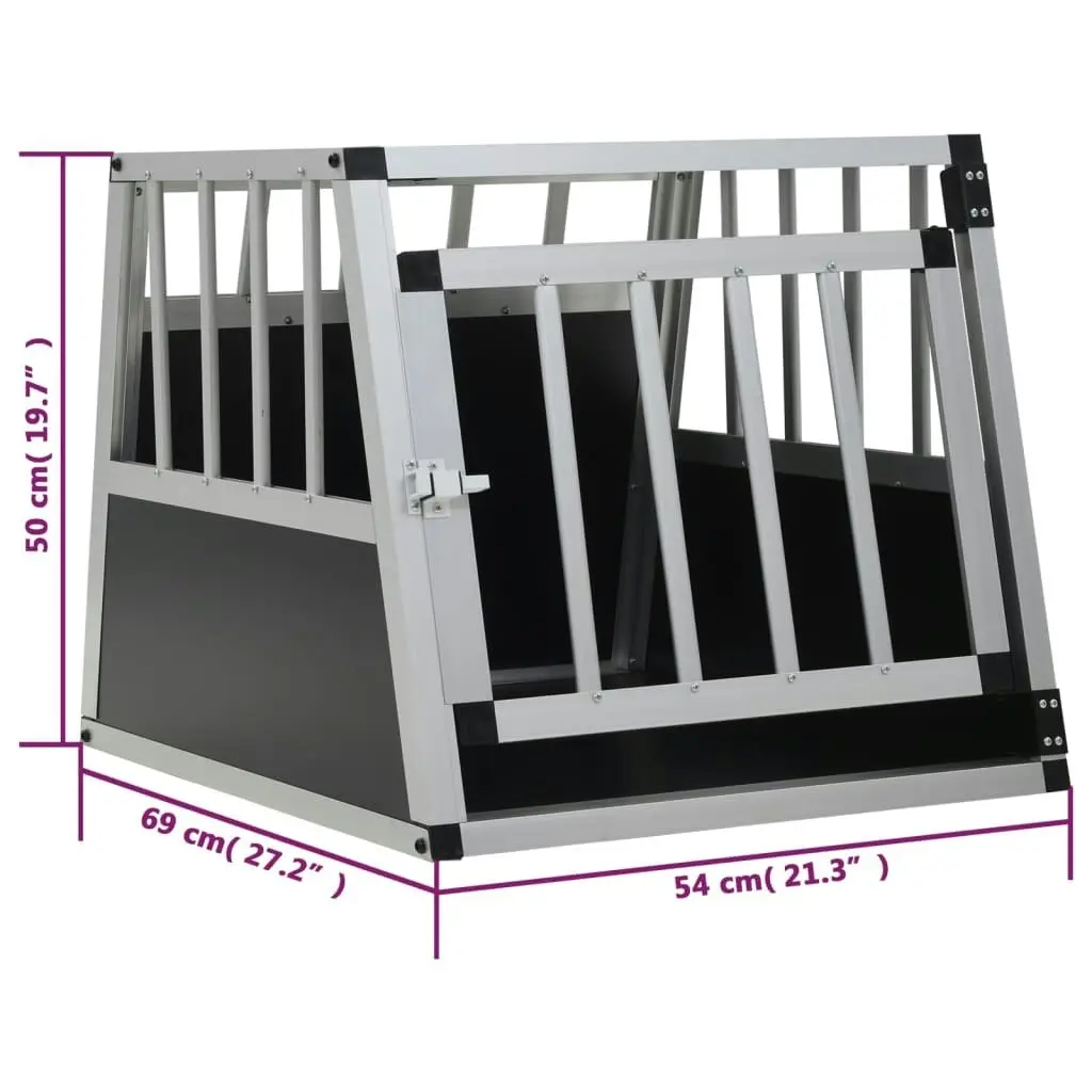 Dog Cage with Single Door 54x69x50 cm 170666