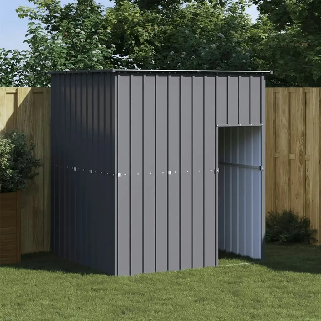 Dog House with Roof Anthracite 165x153x181 cm Galvanised Steel 172363