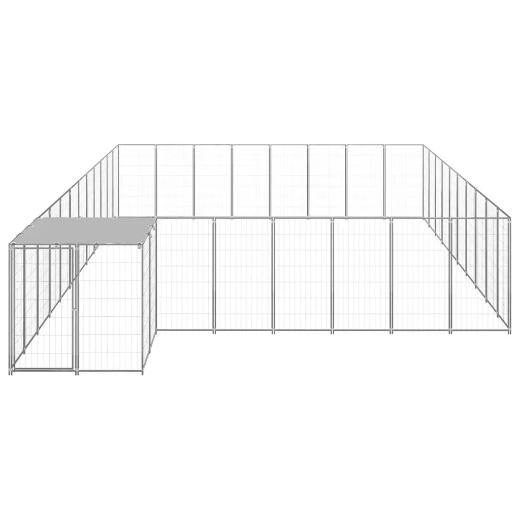 Dog Kennel Silver 25.41 mÂ² Steel 3082235