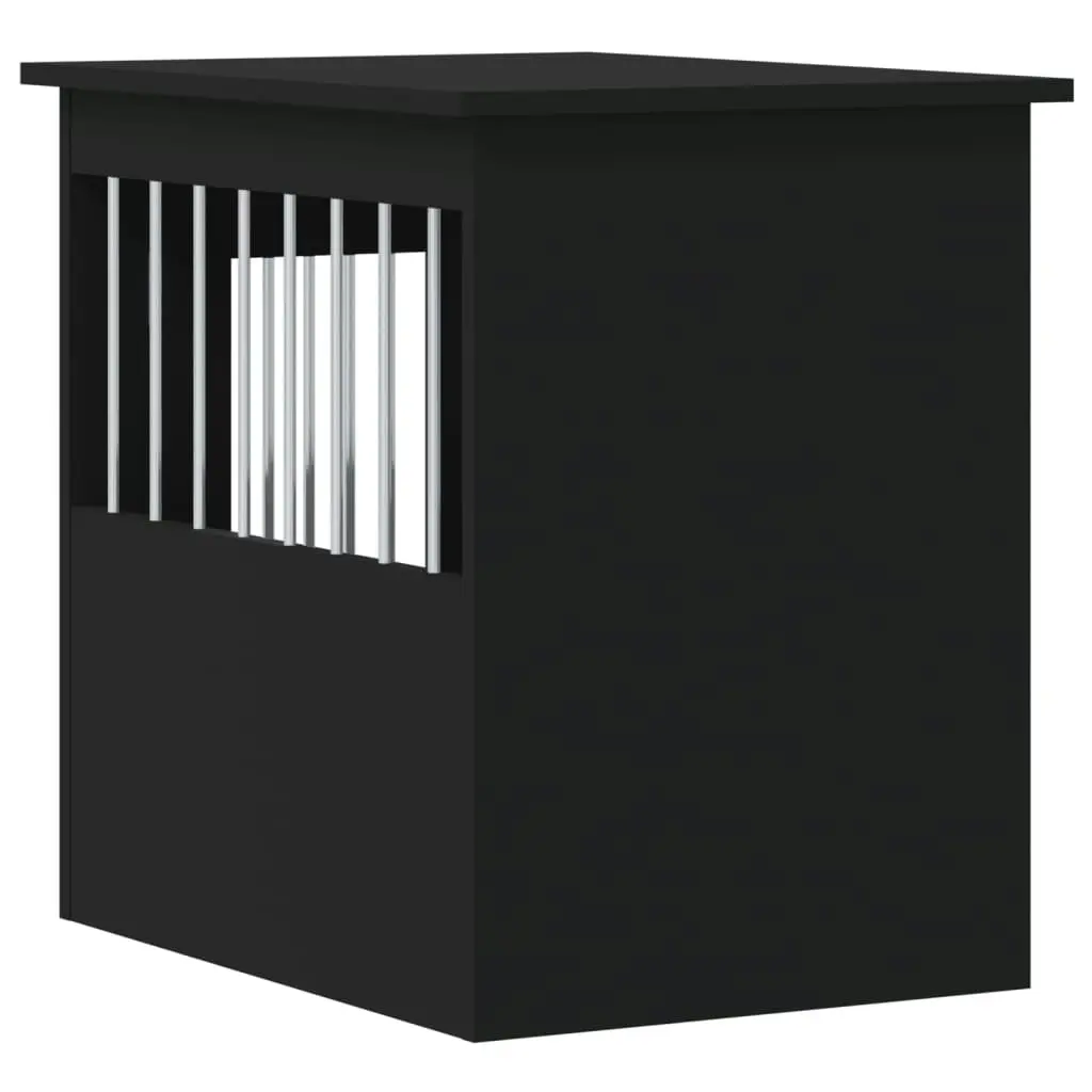 Dog Crate Furniture Black 45x62x59 cm Engineered Wood 838310