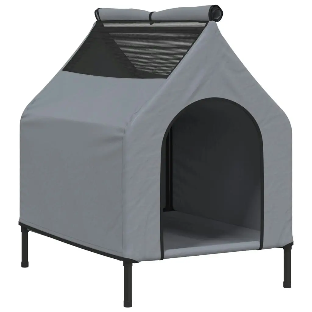 Dog House Anthracite Oxford Fabric and Steel 172590