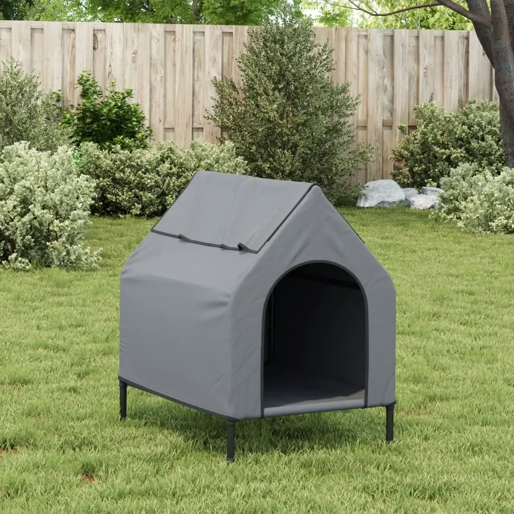 Dog House Light Grey Oxford Fabric and Steel 172590