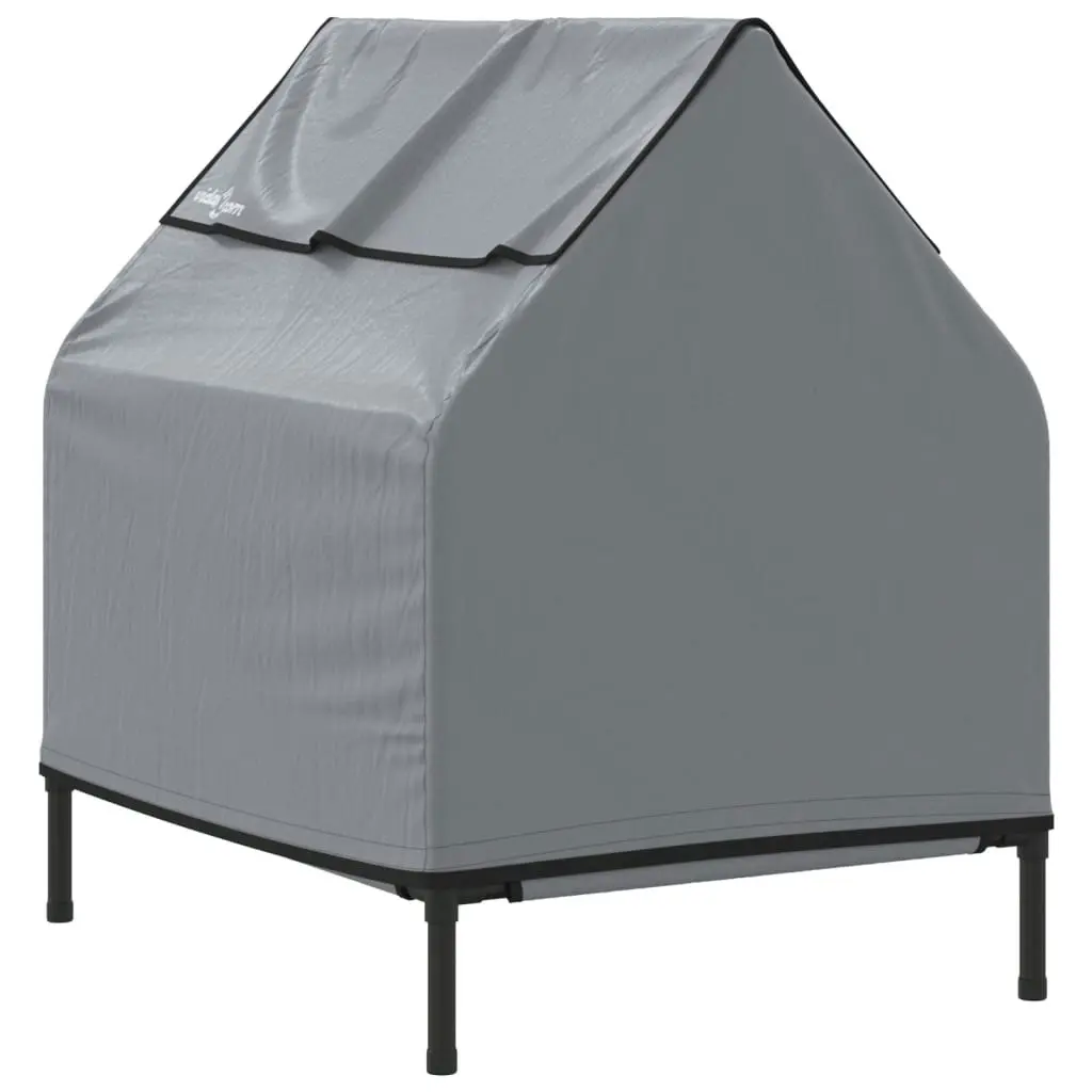 Dog House Light Grey Oxford Fabric and Steel 172590