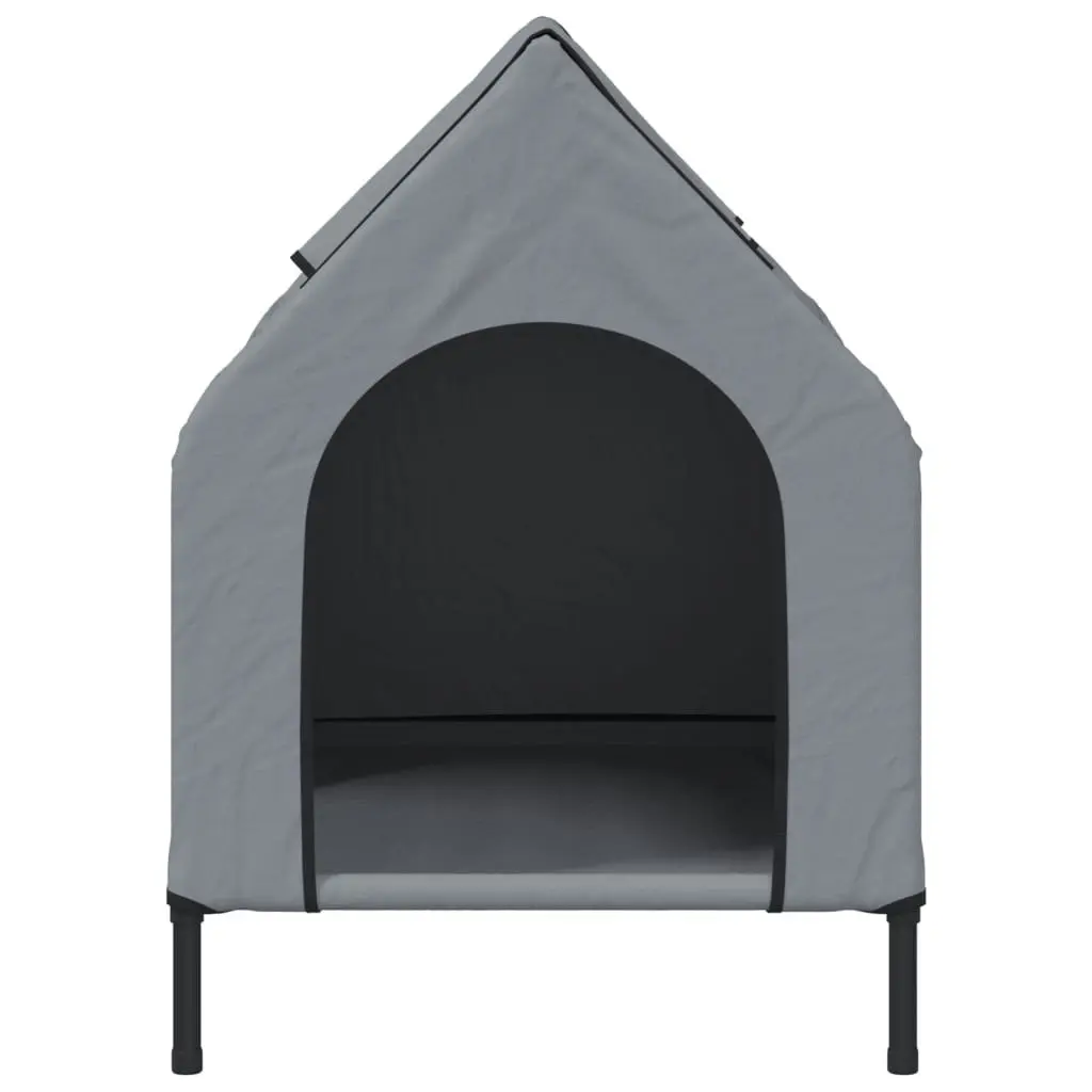 Dog House Light Grey Oxford Fabric and Steel 172590