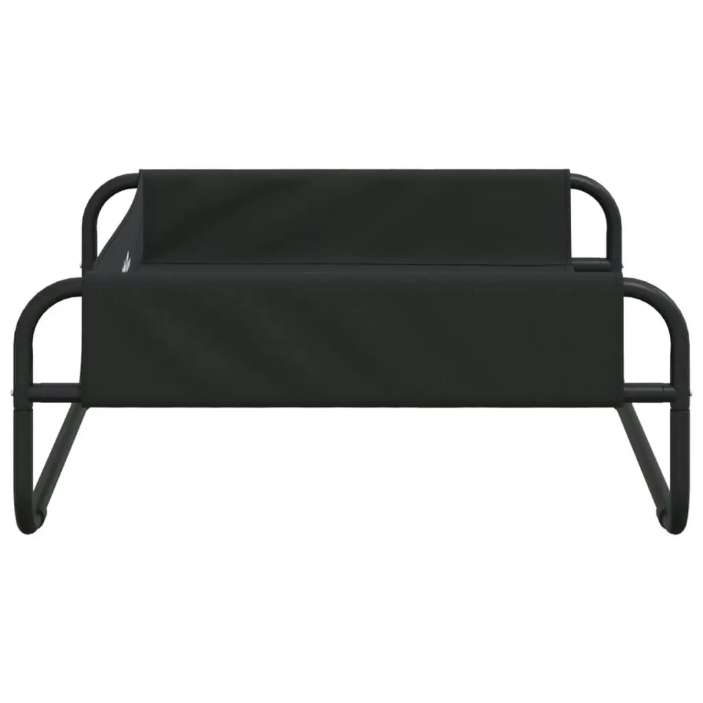 Elevated Dog Bed Anthracite Oxford Fabric and Steel 172601