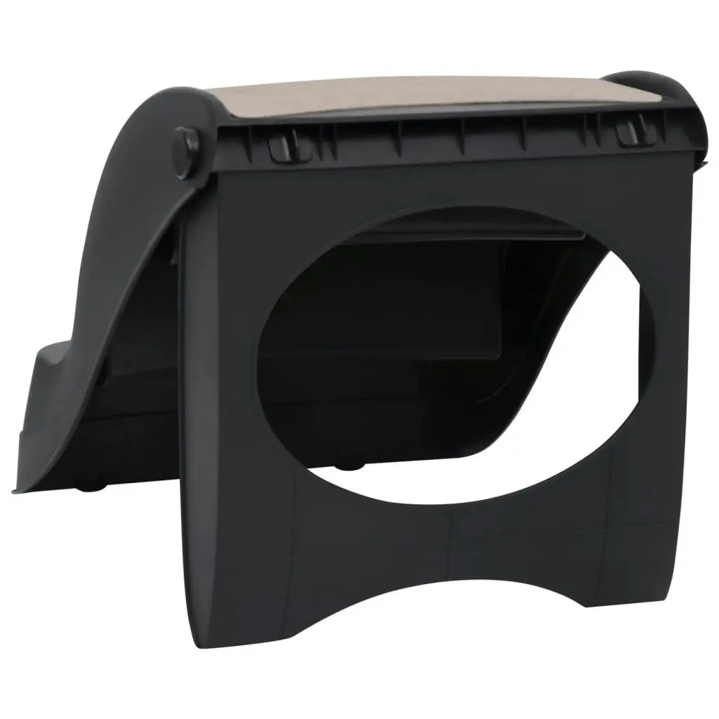 Folding 3-Step Dog Stairs Black 171173