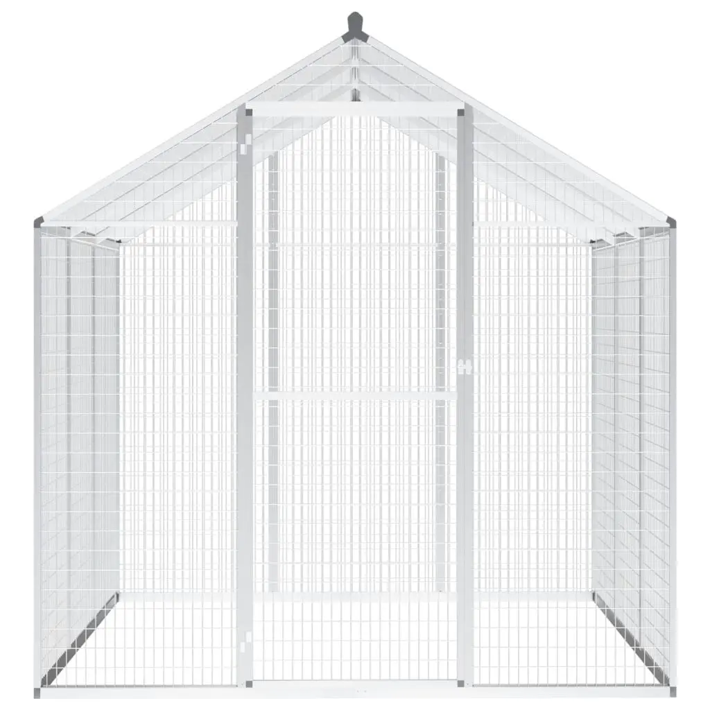 Outdoor Aviary Aluminium 183x178x194 cm 45219