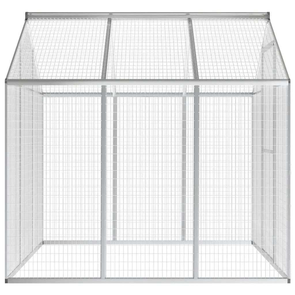 Outdoor Aviary Aluminium 183x178x194 cm 45219