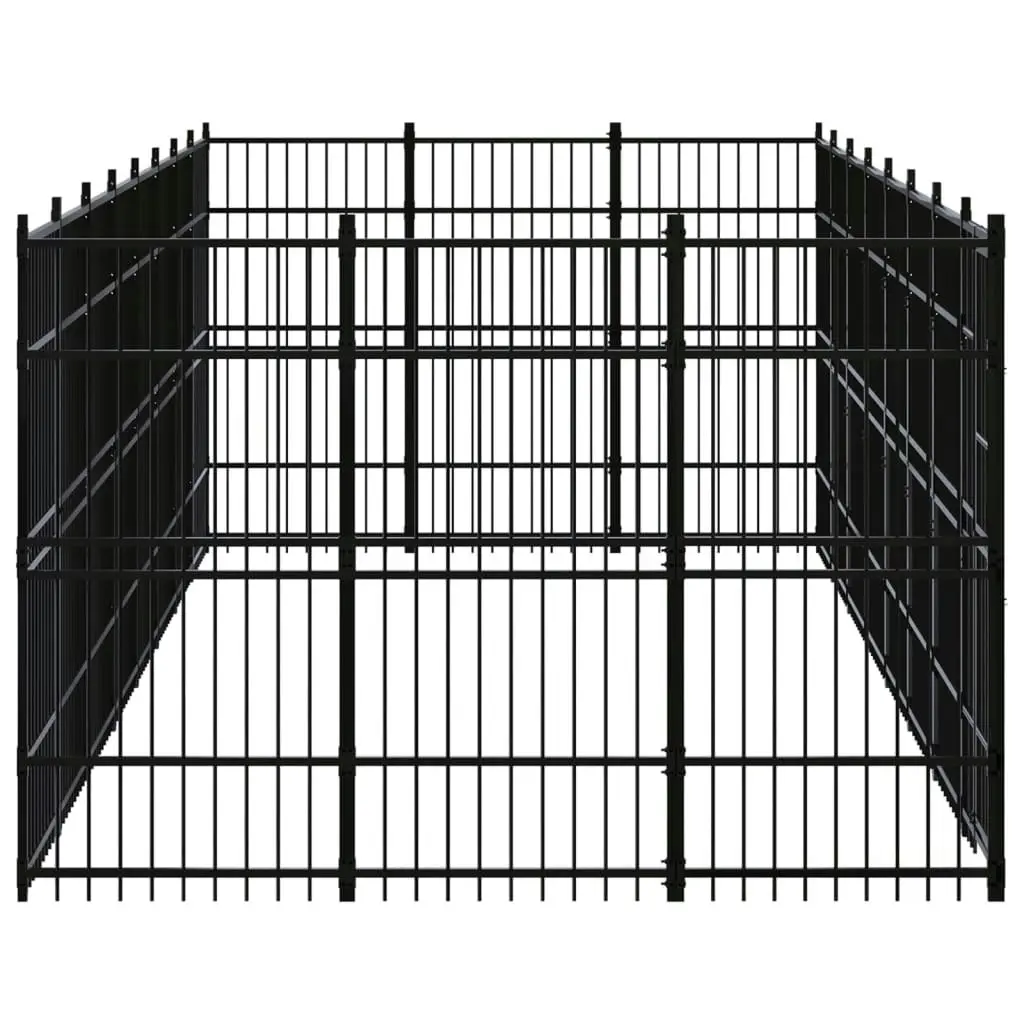 Outdoor Dog Kennel Steel 22.12 mÂ² 3097979