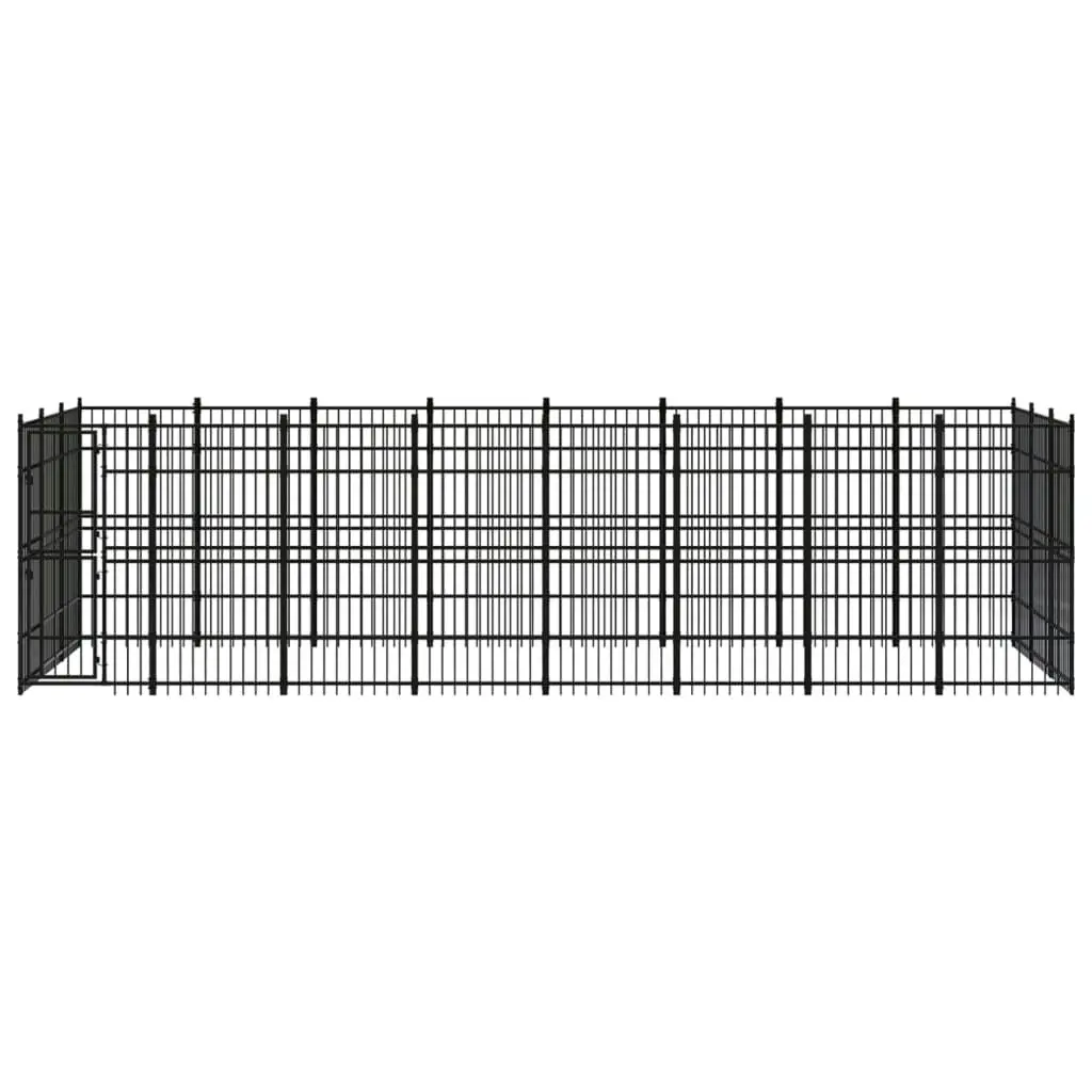 Outdoor Dog Kennel Steel 22.12 mÂ² 3097979